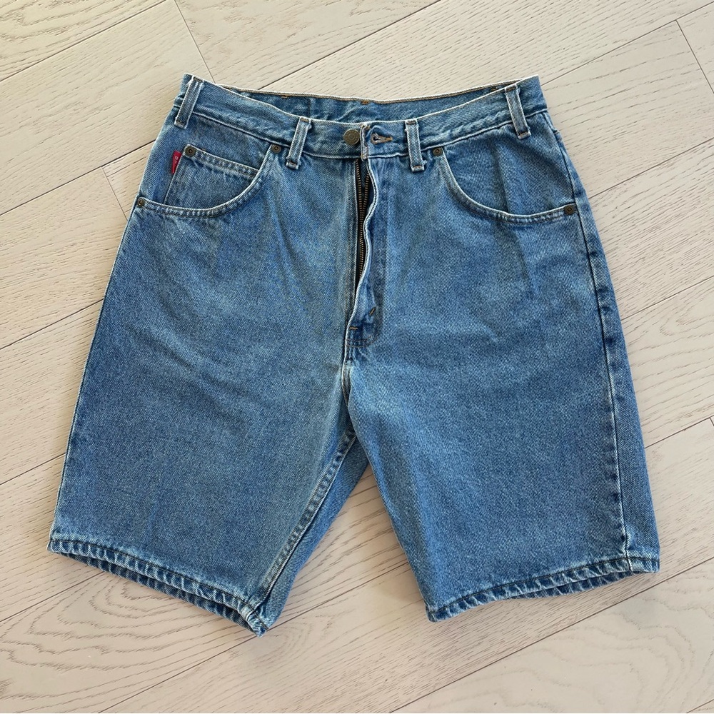 Vintage 90s Bugle Boy Thick denim Jean shorts jorts 32W